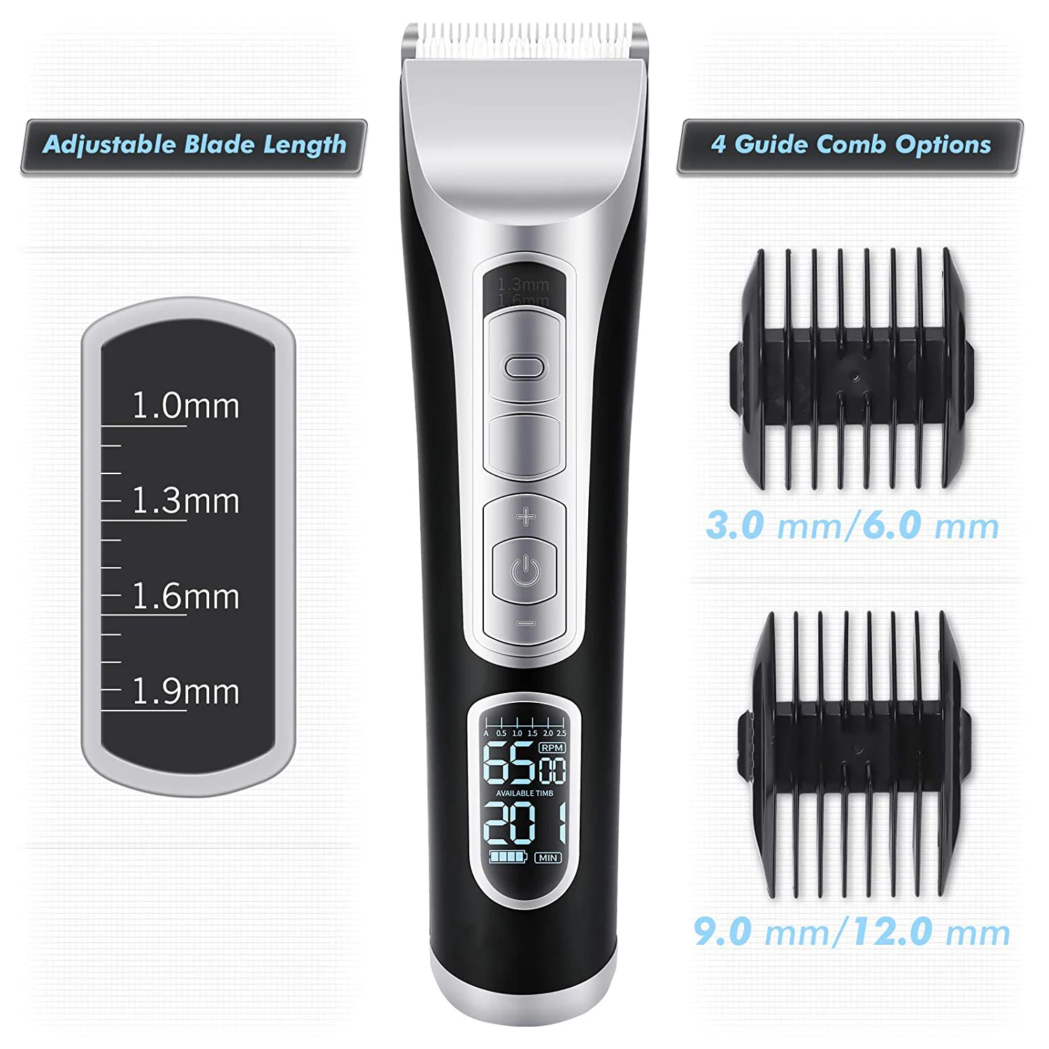 Professional electric hair trimmer children hair rechargeable clipper wholesale haircut hair cutter equipment