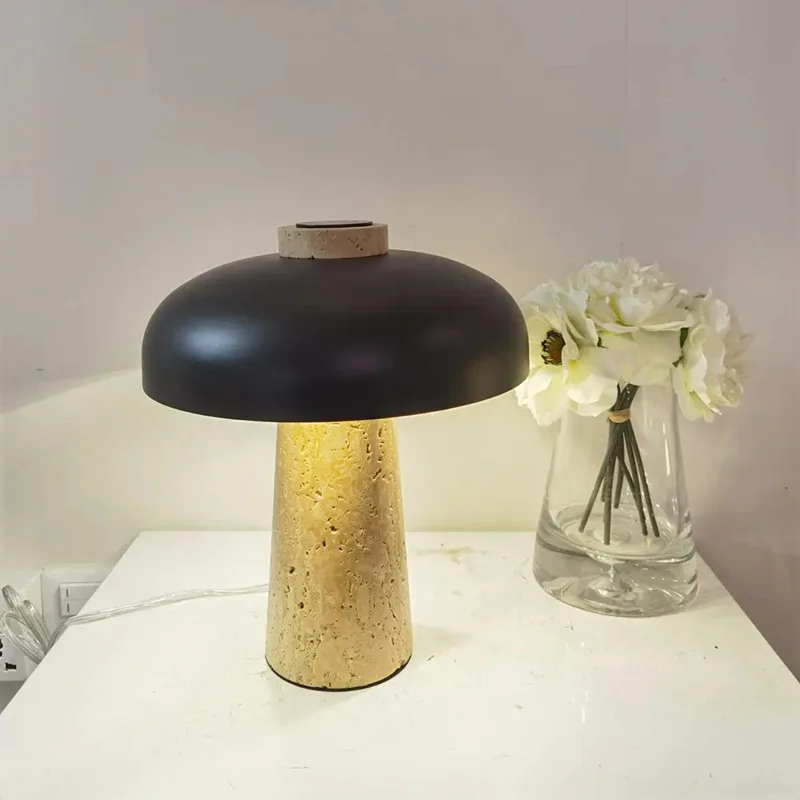 Best Selling Travertine Stone Lamps Home Decor Modern Luxury Travertine Lamp