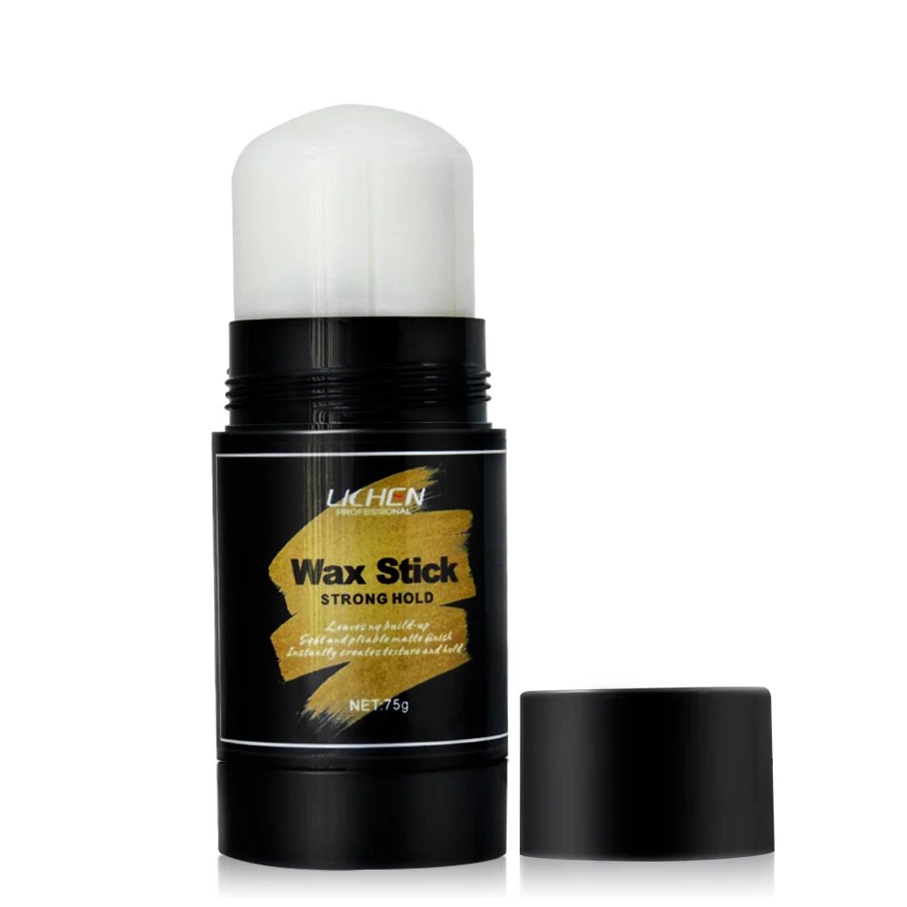 Lichen coconut scented custom wax stick private label hair wax stick vendor twist wig