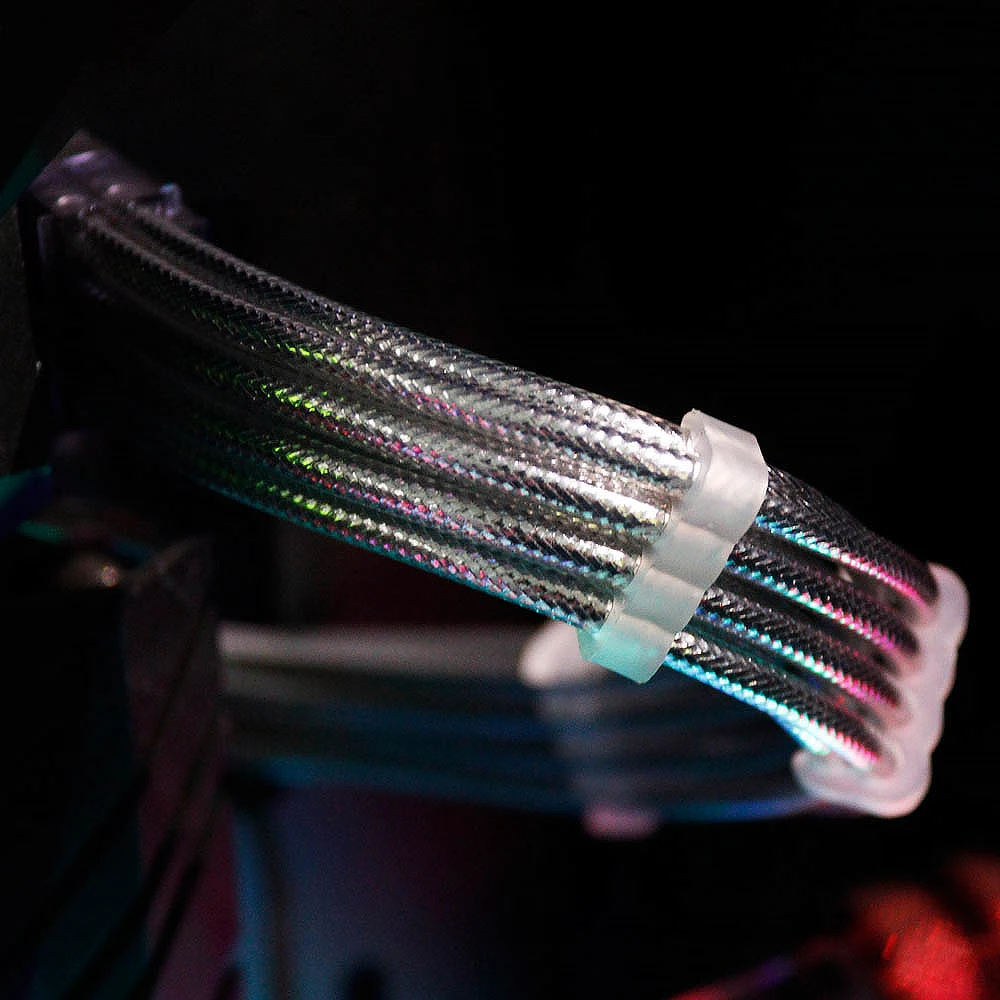 Sleeved Cables PSU Extension Kit 18AWG/16AWG 30cm ATX 24pin,CPU4+4p,PCI-E 6+2p For ATX Power Supply Cable