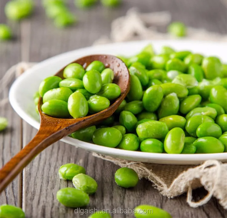 Hot Selling Factory Wholesale Frozen Organic Vegetables Frozen Green Soybeans IQF Frozen Peeled Edamame Beans Edamame Kernels