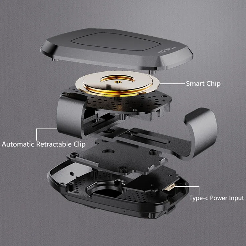 Portable Mobile Phone QI Fast Charging Pad Usb Plate Wireless Car Charger