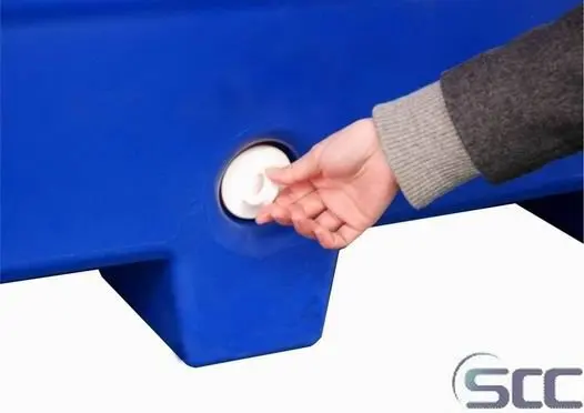 SCC 1000L Roto mold Fish containers large cooler box