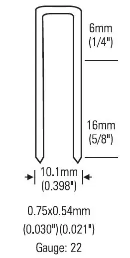 22 GA. Professional 6-16mm 1416 Air Stapler For Furniture Pneumatic air Nailer