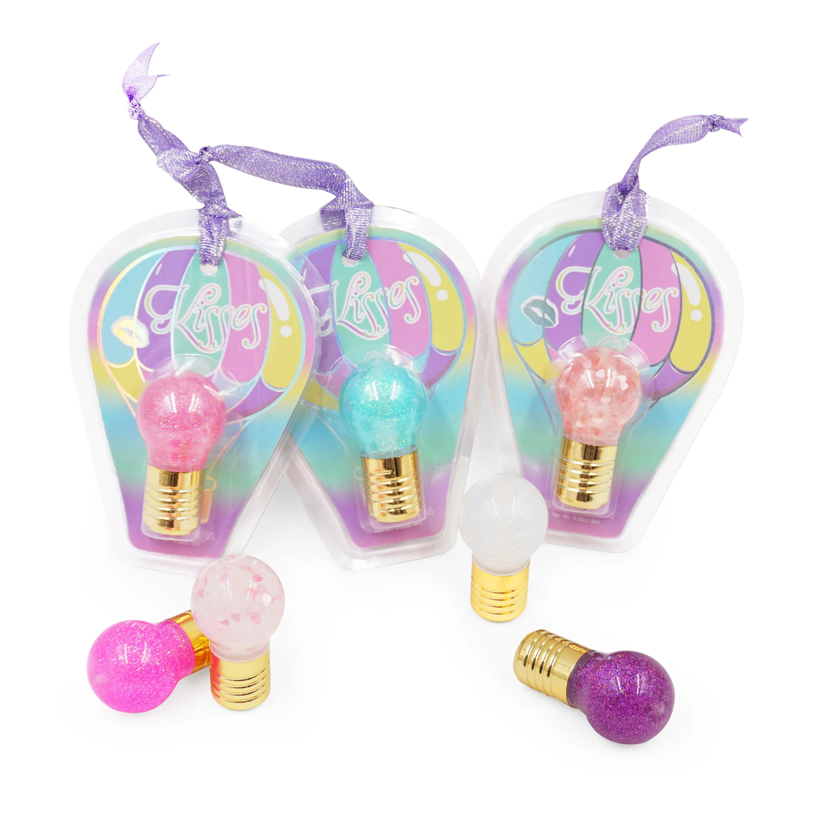 Портативный блеск для губ с фруктовым ароматом, Одноцветный Блестящий Блеск для губ с лампочкой, блеск для губ в форме