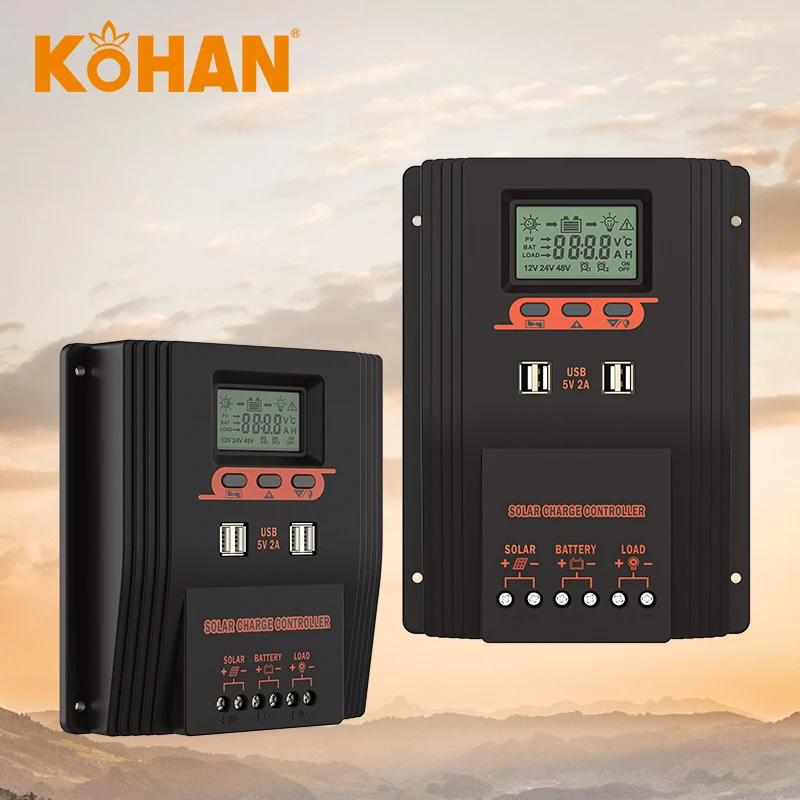 Wholesale new energy mppt 12V 24V 48V 50A 60A 100A pwm solar charge controller