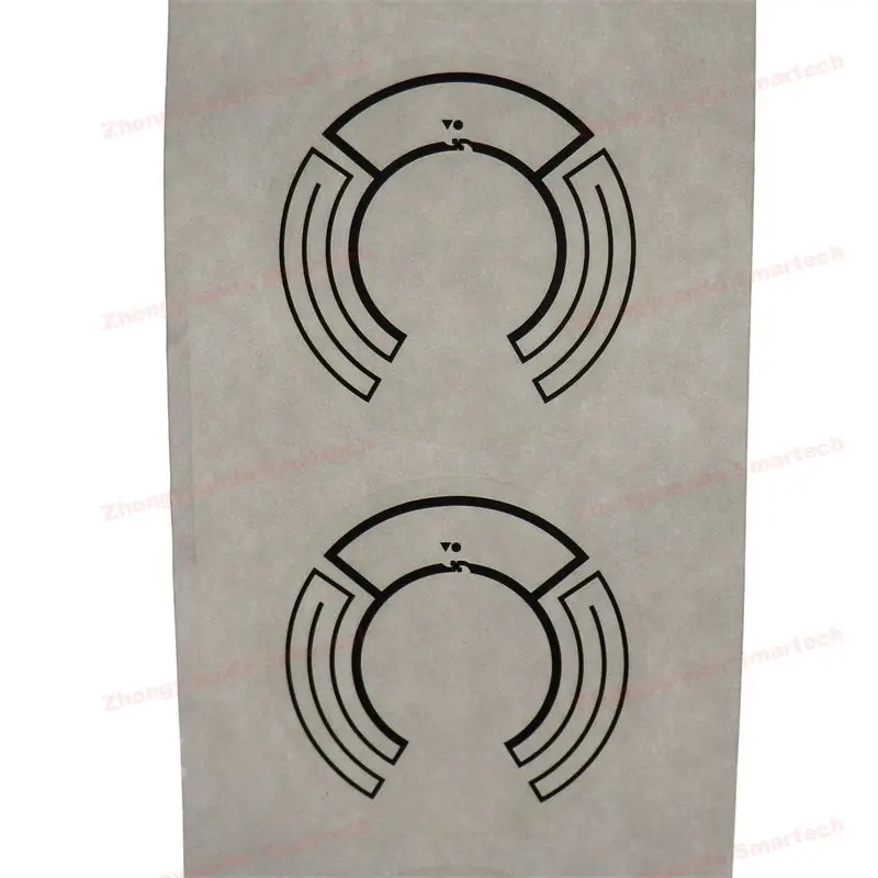 Hot Selling vhf uhf antenna adhesive wet inlay waterproof UHF RFID Sticker Tag