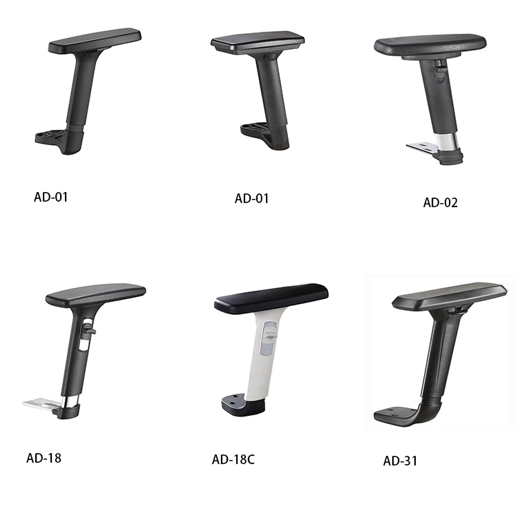 Cheaper price adjustable office chair parts 3D chair armrest accessory made from plyamide