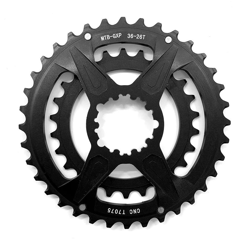 Direct-mounted Double-disc Mountain Bike Variable speed GXP disc ultralight tooth bike chainwheel