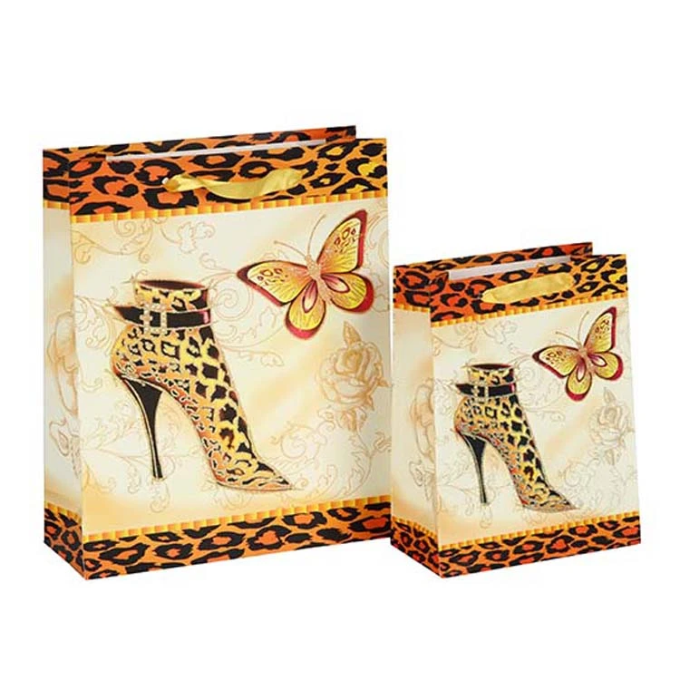 Custom Luxury Shopping Paper bags with Your Own Logo for Shoes