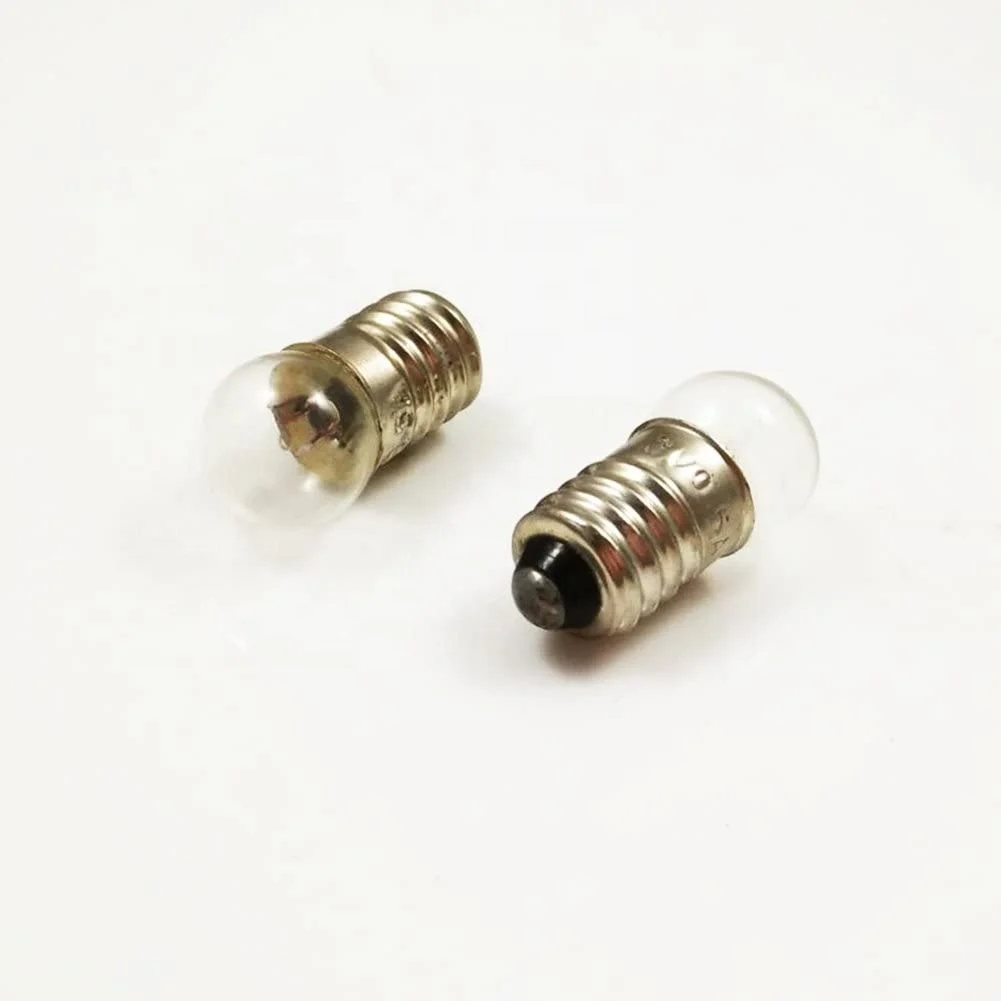 E10 Screw Type Signal Indicator Light Bulb 1.5v0.3a 10mm Small Bulb For Physical Science Electrical Laboratory Equipment School