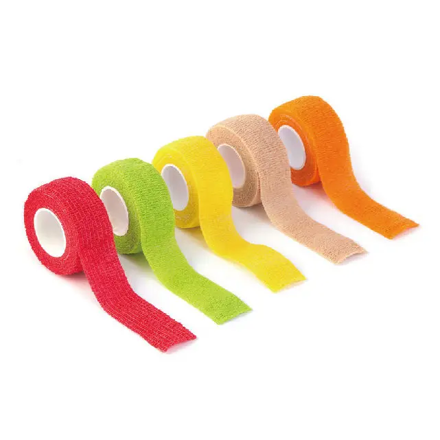 2024 Athmedic Sport Non-Wove Cohesive Tape Light Stretch Thumb Tape For Hook Grips Weightlifting Thumb Tape