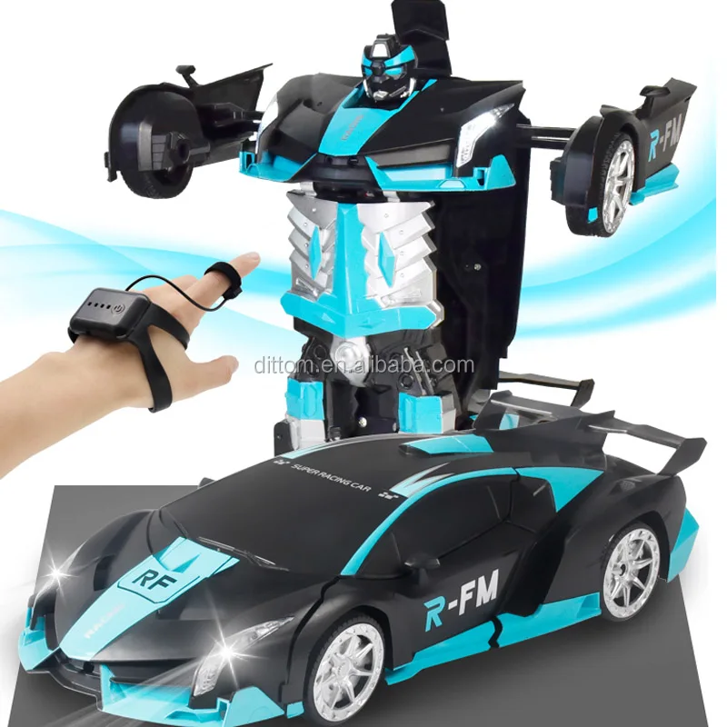 1 клавиша деформирующий трюковый робот-Автомобиль 2 4G 1:12 управление жестами спортивный гоночный автомобиль