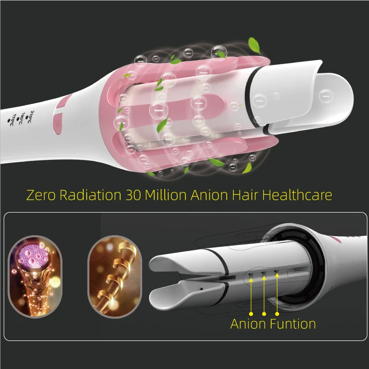 automatic curly curling device rotating curling wand curl iron automatic hair curler