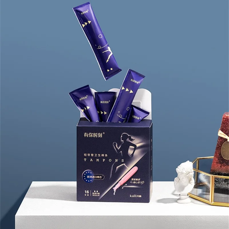 Tampon 16 sets of short tube large and medium flow tampons