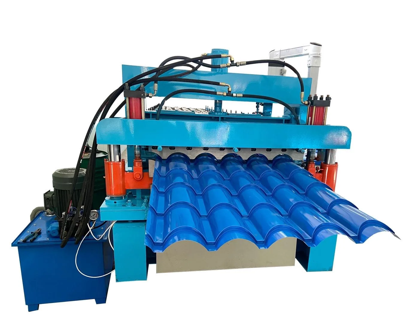 Manufacturing Metal Roofing Sheet Tile Press Making Roll Forming Machine