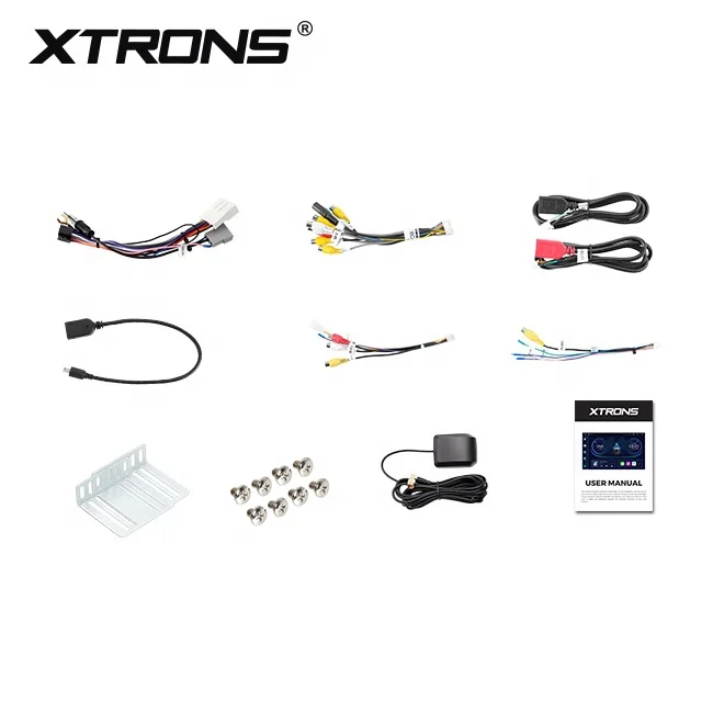 XTRONS 2 din touch screen Android car DVD player for Nissan qashqai patrol navara with Wireless CarPlay