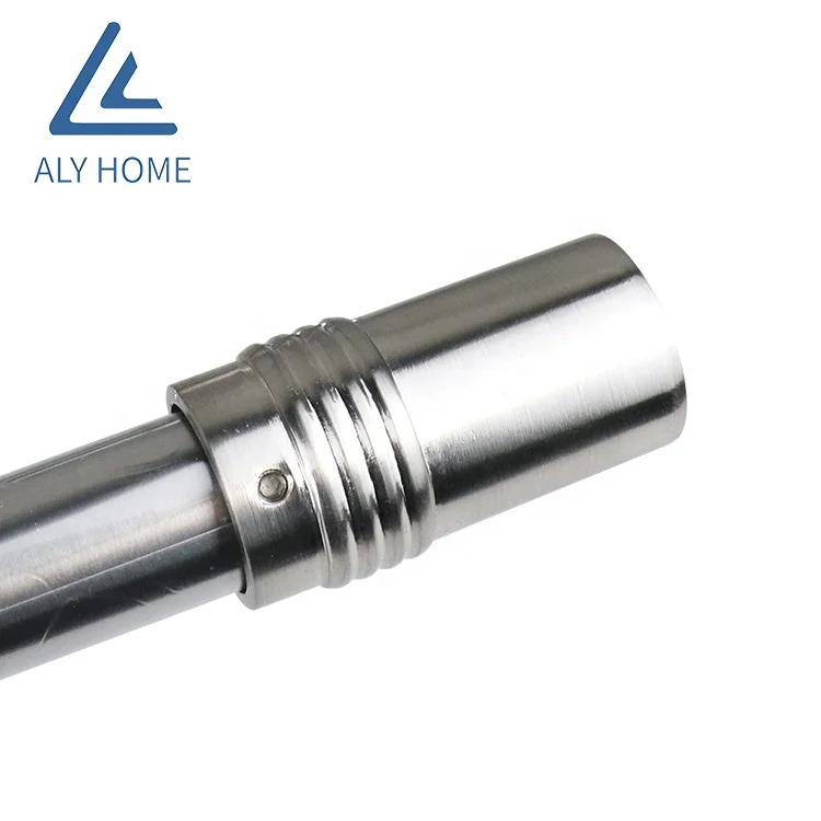 factory direct cheap adjustable curtain rod set  double curtain rod