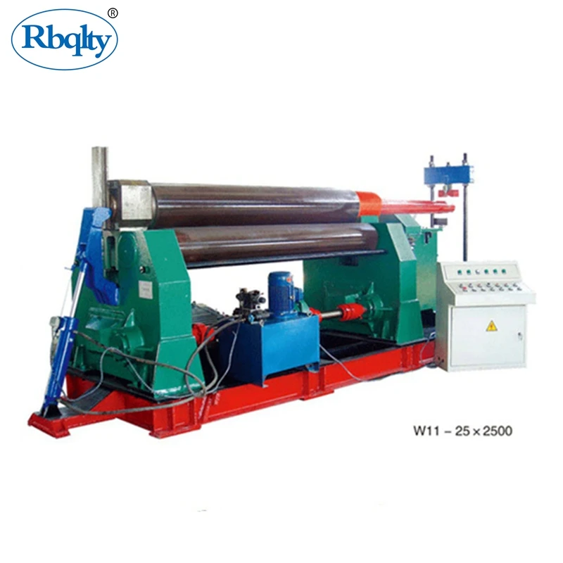 Hydraulic iron plate sheet metal bending rolling roller forming machine