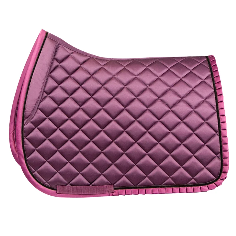Wholesale Equestrian Horses with Moisture-Wicking and Breathable Lining Saddle Pad
