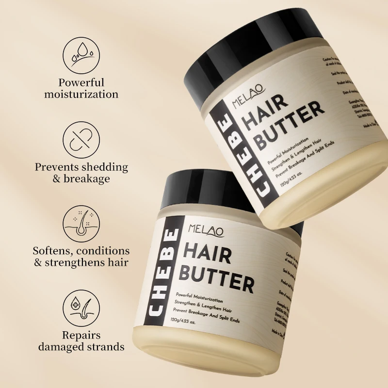 Best Seller Hair Growth Butter Cream Moisturizing Thickening Chebe Hair Butter With Batana Oil