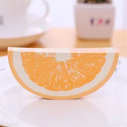 Memo Notes 3D Fruit Shape Non-Sticky Cute DIY Memo Pads Kawaii Colorful Fruit Stationery Creative Three-dimensional Table Decora