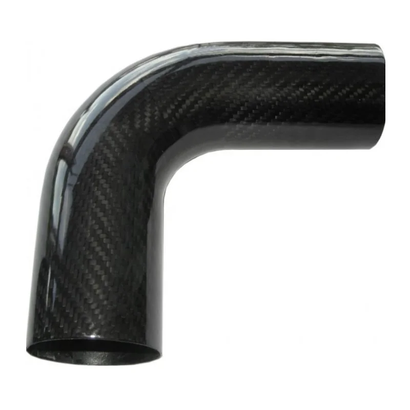 3K Twill Carbon Fiber Bend Tube CRFP Pipe