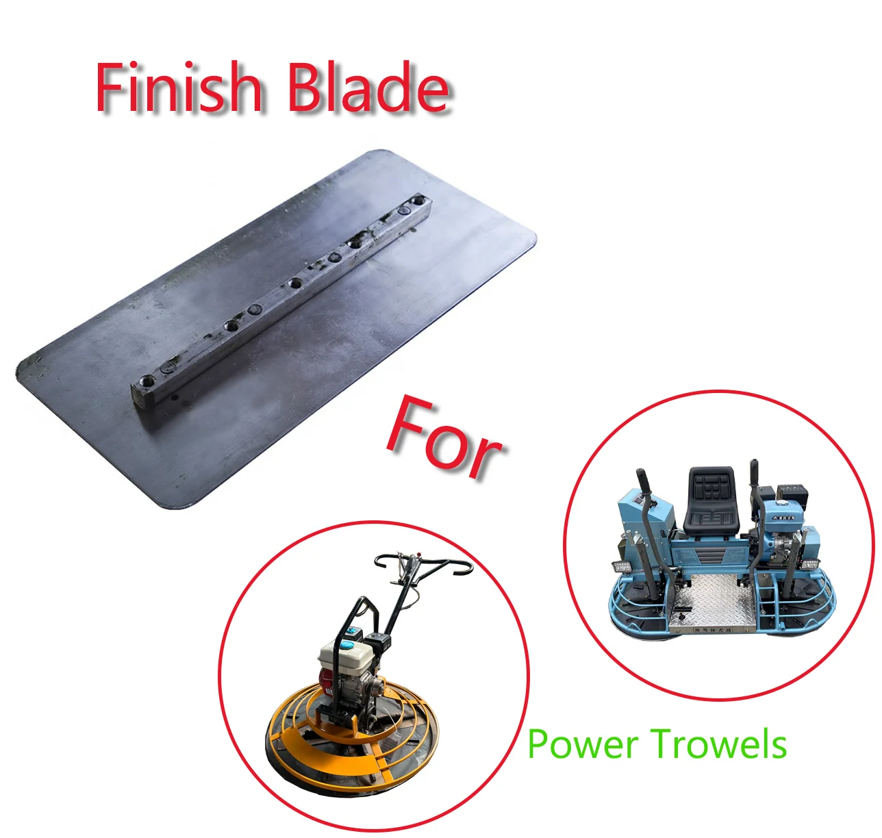 High Quality OEM Size concrete pavement float disc for gas Trowel trowel  ride on manganese polishing plate engineering Plate