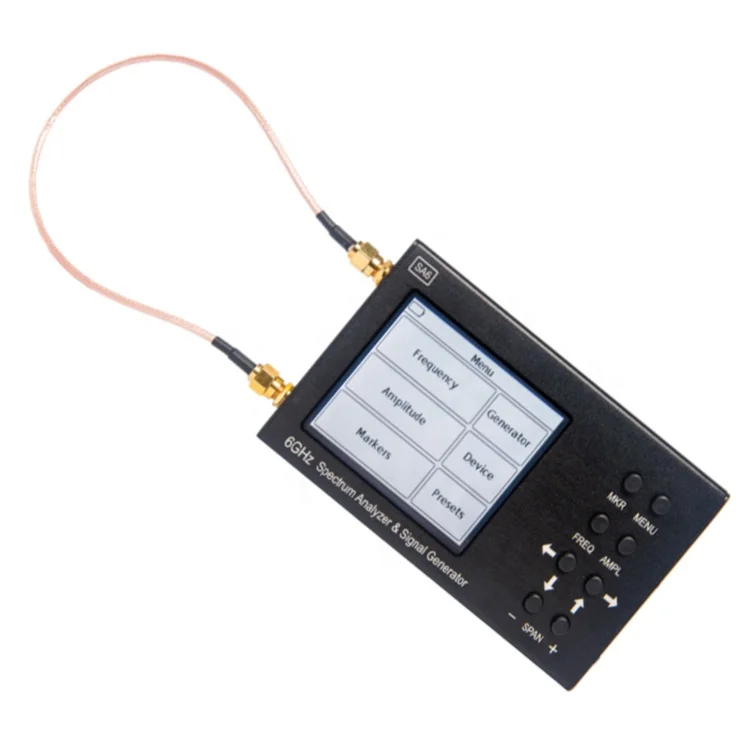 35M to 4400MHz  MF/HF/VHF UHF Input Portable Spectrum Analyzer  Handheld Frequency Analyzer