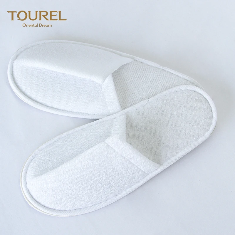 Hot Sales Closed Toe Hotel Terry Towel Disposable Slipper