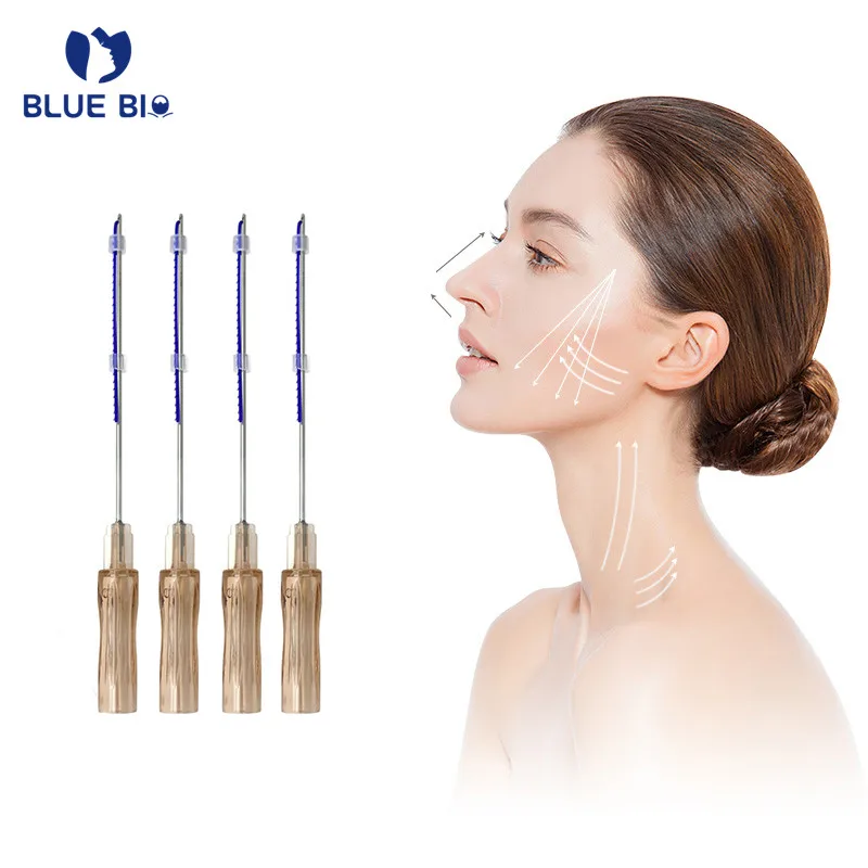 medical sutures hilos pdo 4d blunt needles 19g lift thread nose lift cartilage buttocks filling