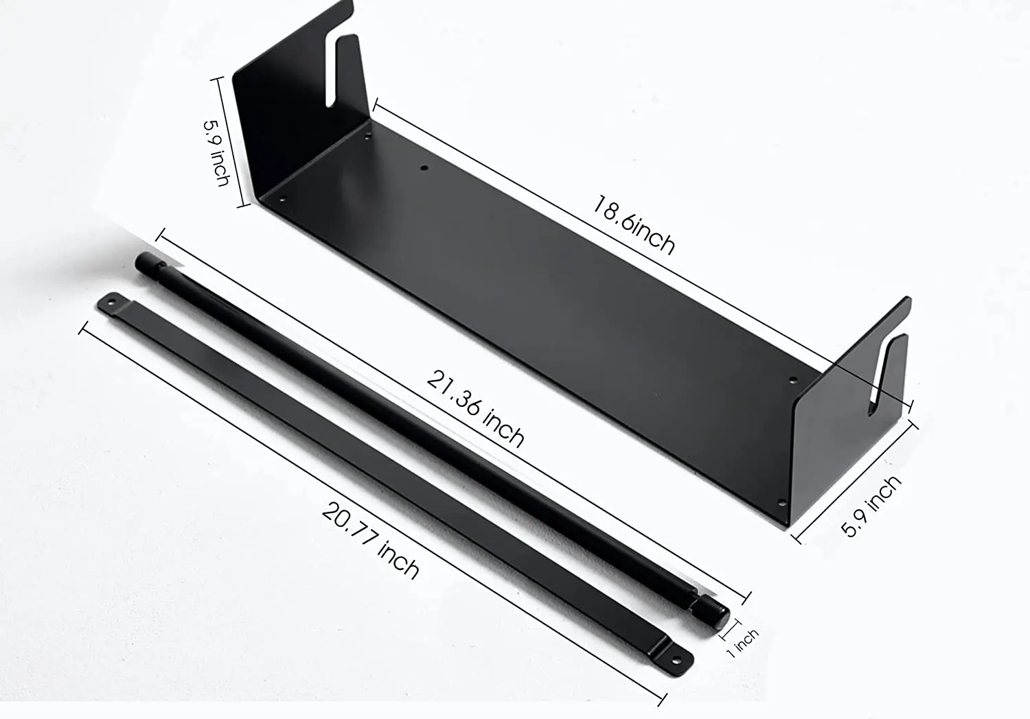 Special Design Metal Black Paper Roll Holder & Dispenser Wall Hanging Decoration for Cafe, Artist Studio, Office, Living Room