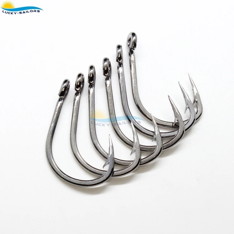 Stainless Fishing Shark Hook, Saltwater Tuna Fish Hook Big Game Jigs Fishhooks