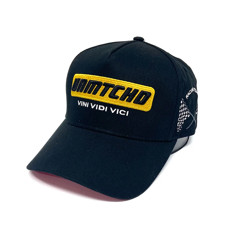 heartsing alibaba high quality cap embroidery hats custom baseball adjustable 3d embroidery five panel baseball cap