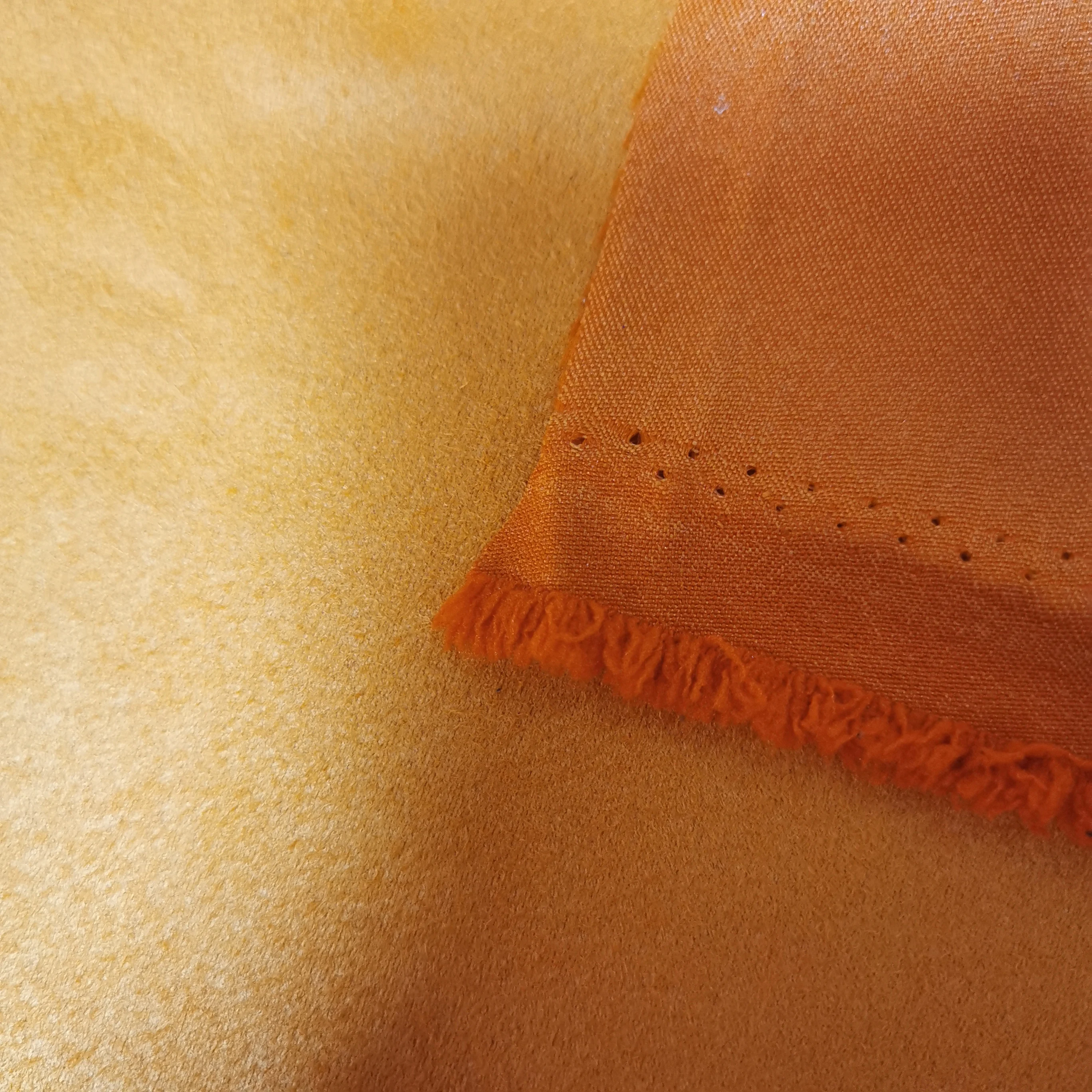 Hot sale order color 100% polyester microfiber suede cloth fabric for shoes and bag