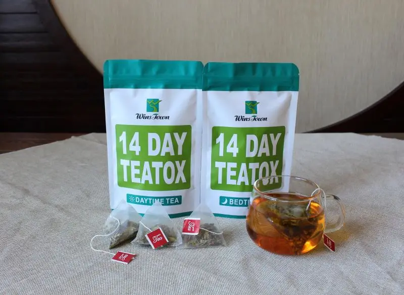 14 days detox tea  for Chinese slimming green tea
