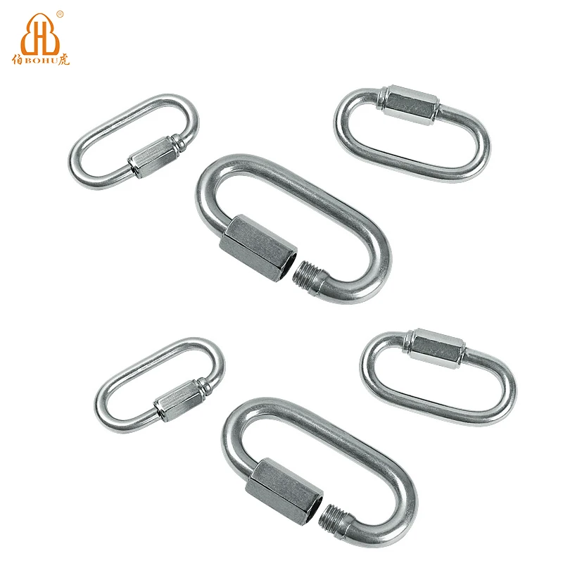 Быстросъемные соединительные крючки BOHU Marine aplлишь из нержавеющей стали 316, карабин для скалолазания, оборудование для такелажа, быстросъемные соединения