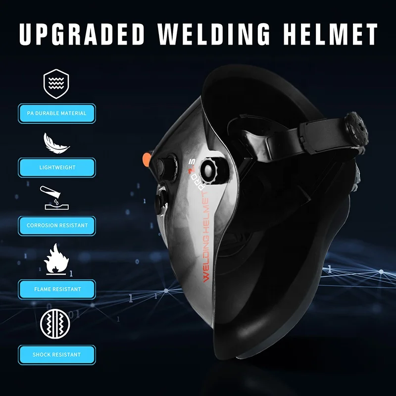 TRQ Factory custom welding helmet for outdoor night lighting assistance