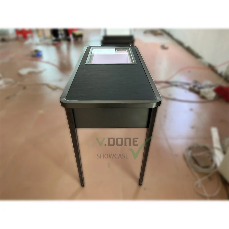 Custom Jewellery Counter Display Cabinet Used Glass Display Cases MDF Jewelry Showcase