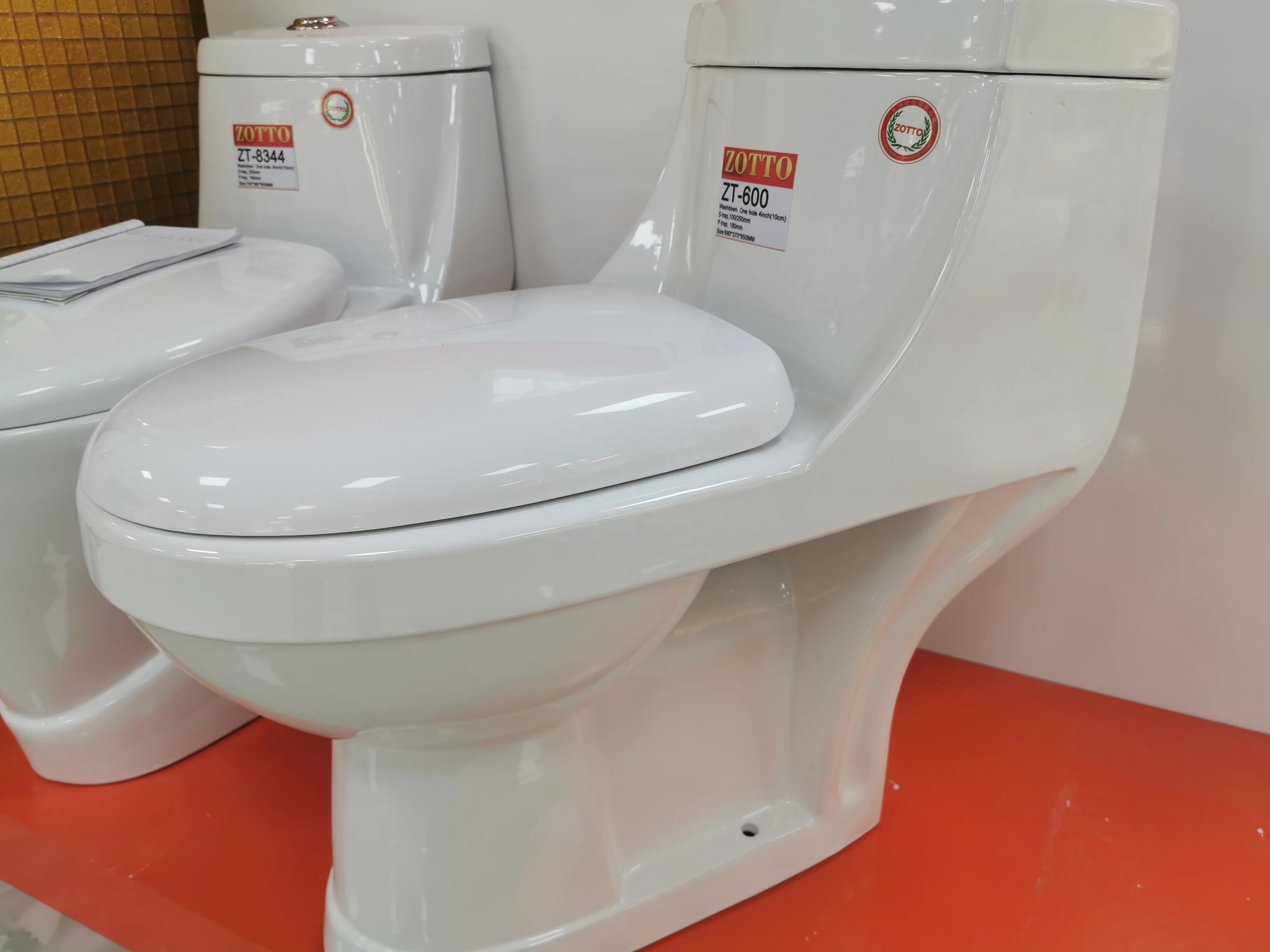 Pakistan 100MM Roughing-in Toilette Wc Ceramic Sanitary Ware One-piece S-trap Free Standing Bathroom WC Toilet Commode