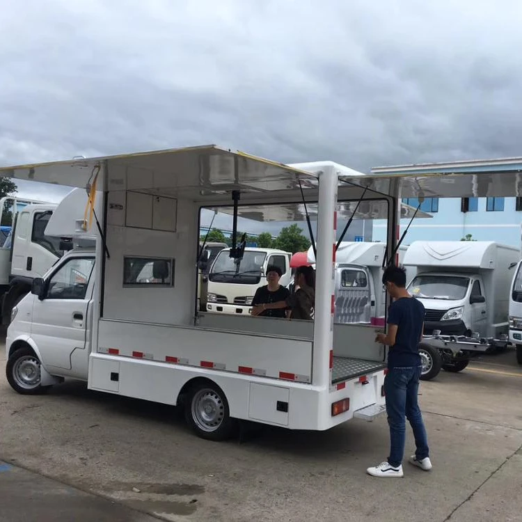 
Stainless steel interior fully equipped coffee food cart 