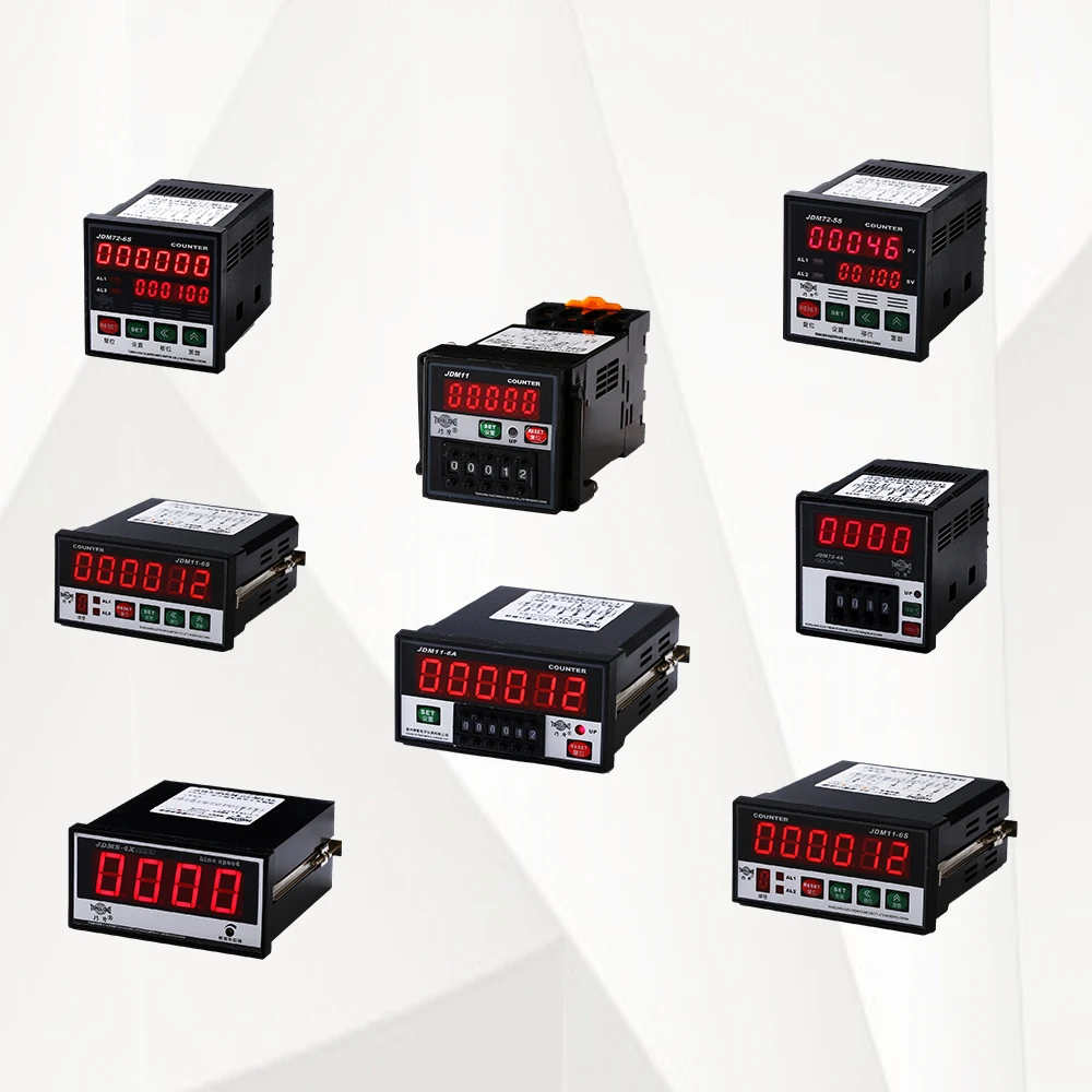 JDM99-1X Multifunction intelligent 6 digits count 1-999999 digital preset accumulative counter meter