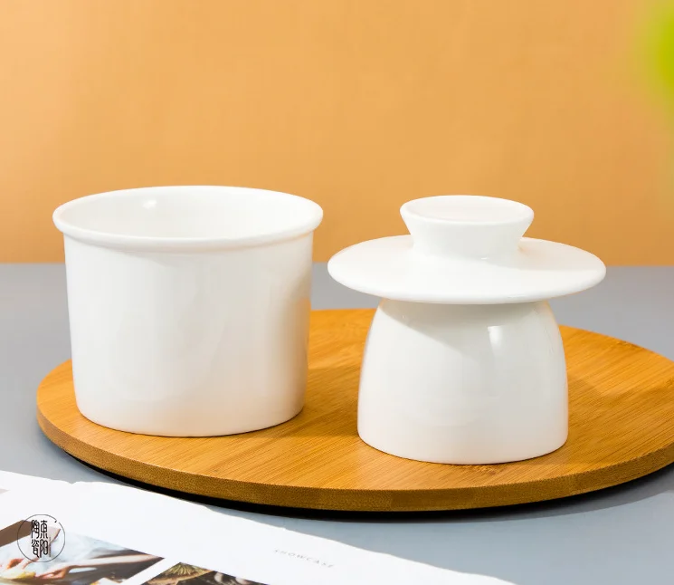 French Butter Crock Dish with Lid for Countertop,Keeper Container with Water Line, Perfect for West or East Coast Butter