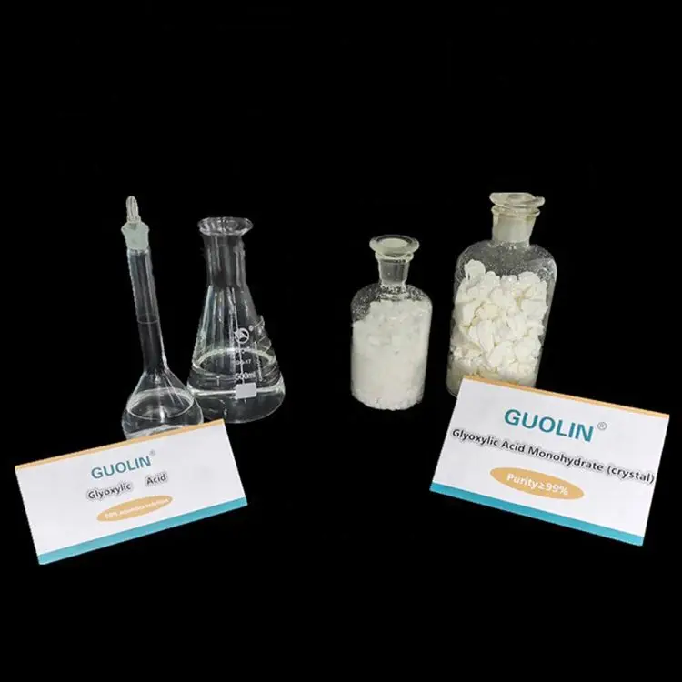 50% Глиоксиловая кислота Заводская поставка C2H2O3 Глиоксиловая кислота высокое качество Глиоксиловая кислота