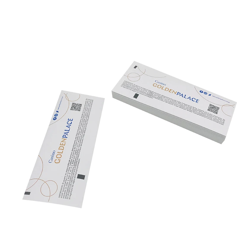 High quality cheap customize airline flight tickets custom thermal boarding pass paper