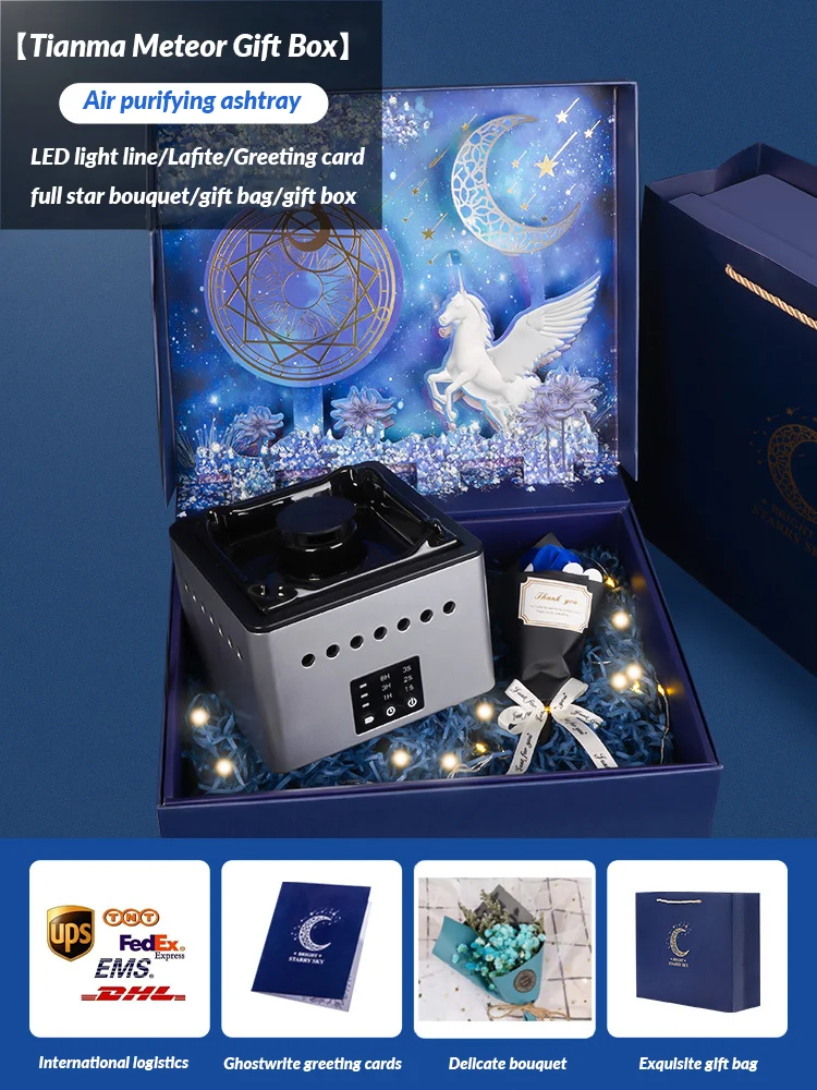 portable smart ashtray ashtray vaccum ashtray with fan