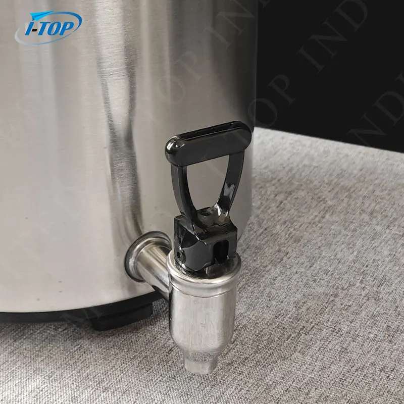 Custom Capacity Stainless Steel Commercial Water & Hot Drink Dispenser Coffee Thermos Keep Warm Barrel Milk Tea Bucket with Tap