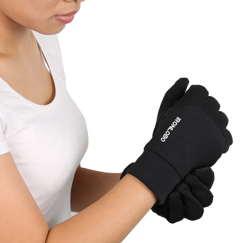 
Custom Anti slip on new Logo Men Car Running Gloves 