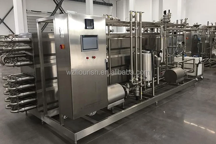 
High Efficiency Automatic Tubular UHT Milk Sterilizer Machine 