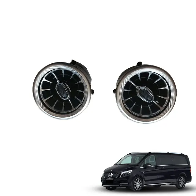 Upgrade Mercedes Benz V-Class Interiors with Luxury Turbine Air Vent Rear Center Console Base Installation